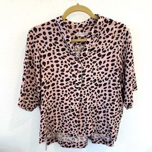 Good Company pink camo blouse - S
